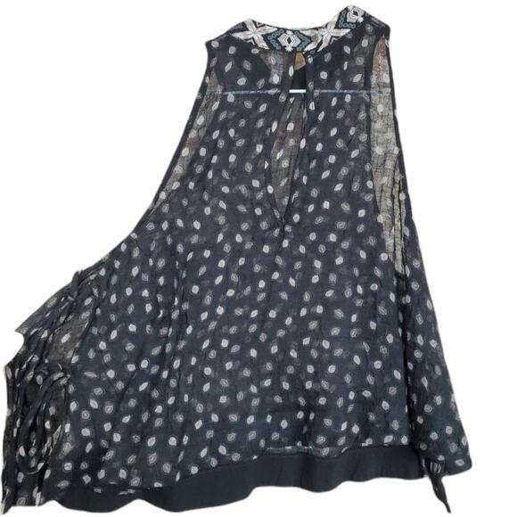 Free People High Neck Side Ties Tank Sz XS - Picture 4 of 13